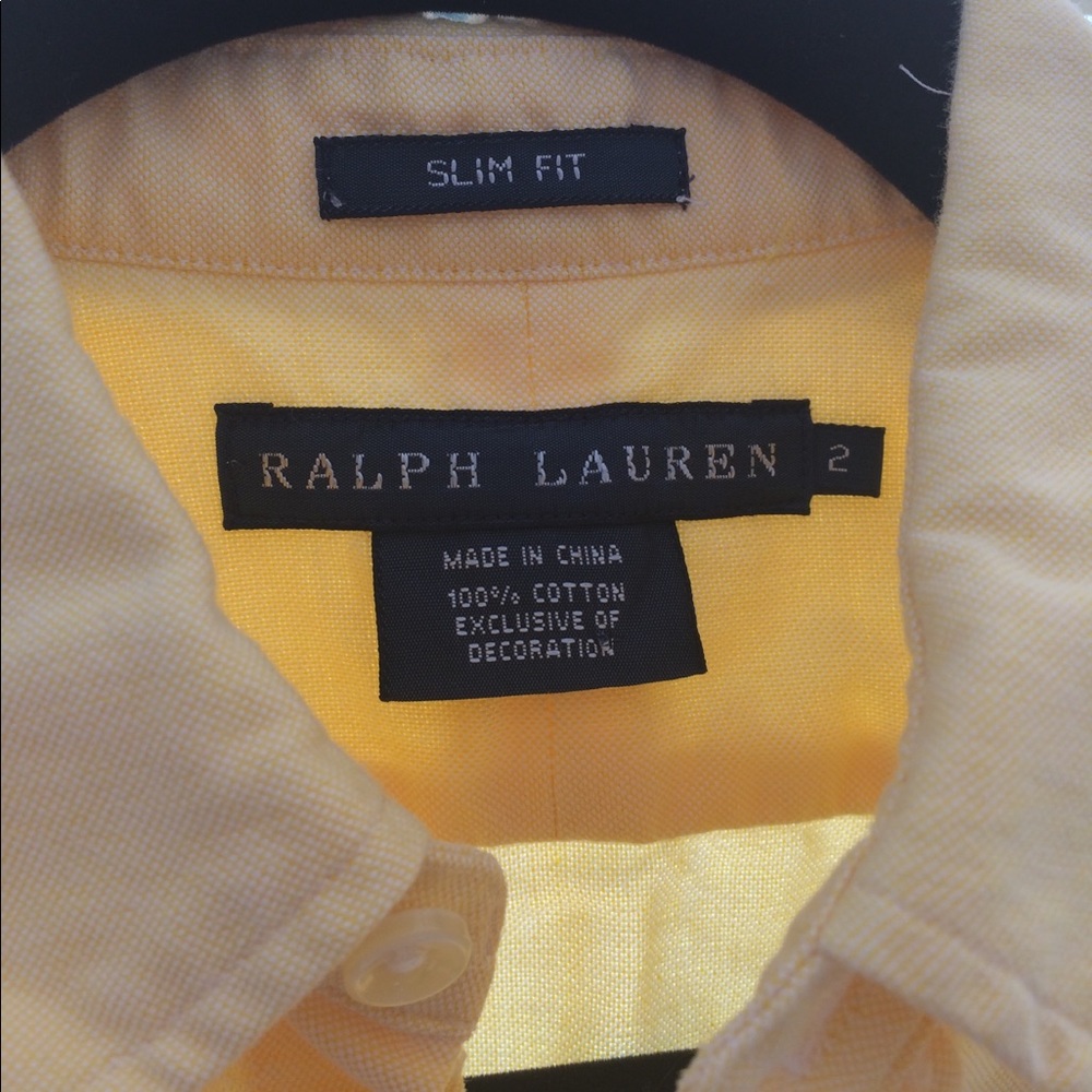 Yellow Ralph Lauren Button Down - Picture 2 of 7